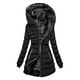 thumbnail image 2 of Puntoco Fashion - Chaqueta con capucha para mujer, abrigo cálido, largo y acolchado Puntoco Puntoco-7233, 2 of 9