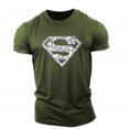 thumbnail image 1 of Superman Vascular Gym Training Top Short Sleeve T-shirt, 1 of 2