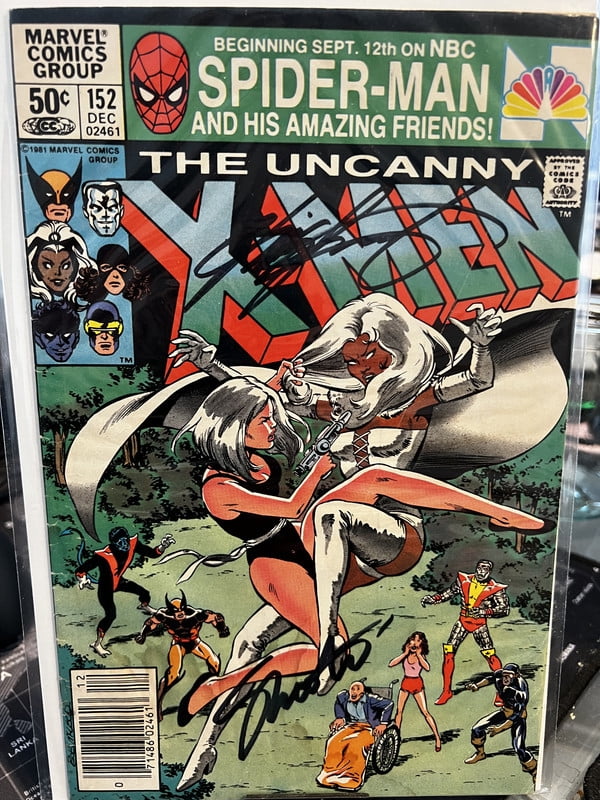 Uncanny X-Men #152 Signed Jim Shooter and Chris Claremont FINE