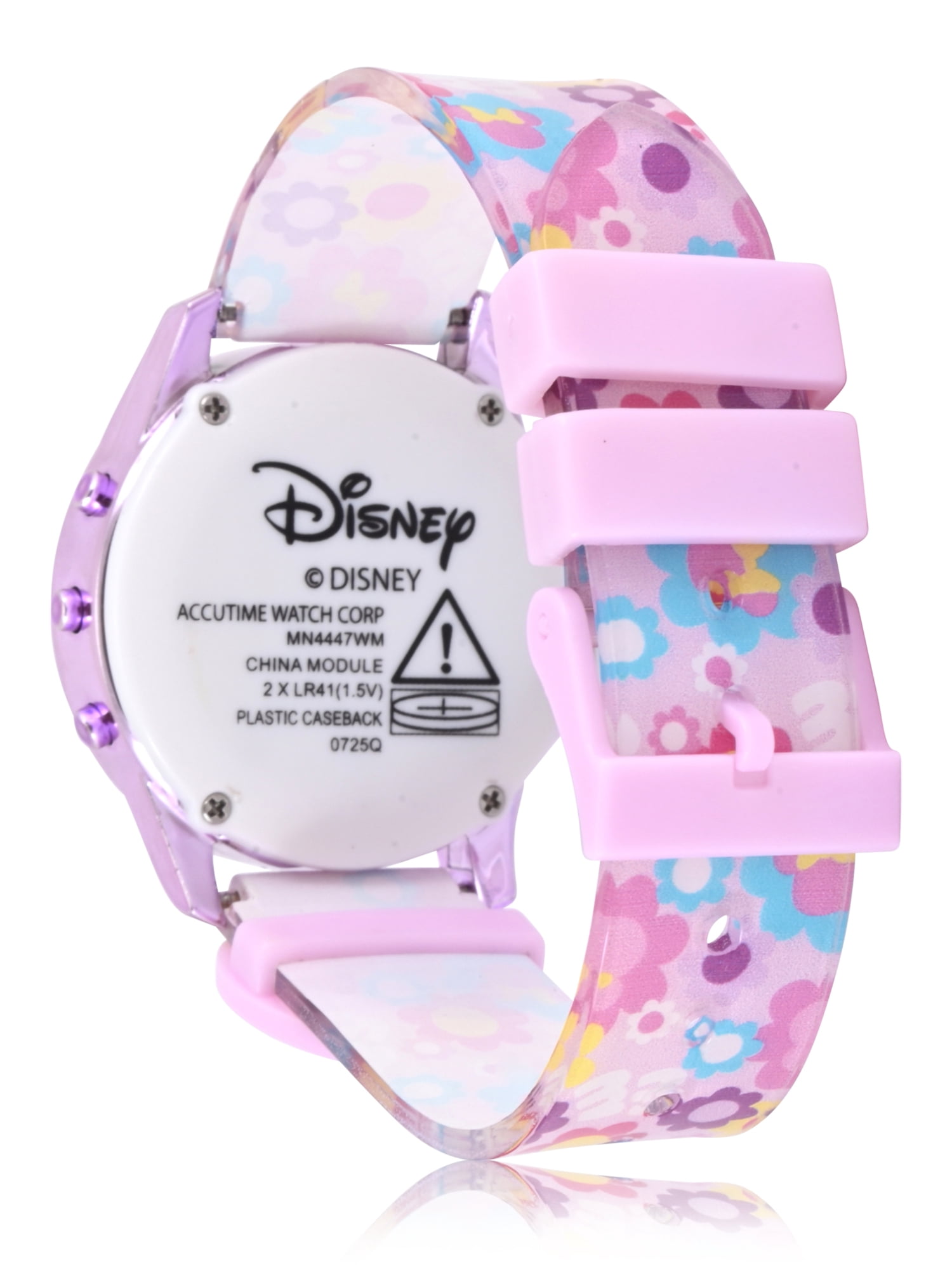 Pink  Minni Mouse Seethrough Case Women\'s Watch TSUYOSA Minnie Mouse Pink Dial Stainless Steel Bracelet  main image 2