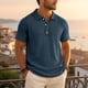 thumbnail image 2 of Top Abrigo de los Hombres de Color Sólido de Manga Larga Botón-Up Cuello Chaqueta Casual, Ligero de Nylon con Capucha Superior para Verano Y Primavera, 2 of 8
