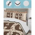 thumbnail image 3 of Twin Quilt Bedding Set, Country Reversible Summer Quilt 3 Pieces, Texas Star Plants Branches Berry Farmhouse Retro Lightweight Bedspreads Coverlets with 2 Pillow Shams for All Seasons, 3 of 5