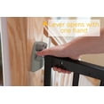 Safety 1st Top of Stairs Frameless Decor Swing Gate, Fits Space between
