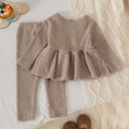 thumbnail image 6 of Leey-World Baby Girl Clothes Toddler Fall Winter Outfits Infant Clothing Set 6 9 12 18 24 Months 2T 3T Sweatshirt Set Toddler Girls Casual Daily Wear, 6 of 9