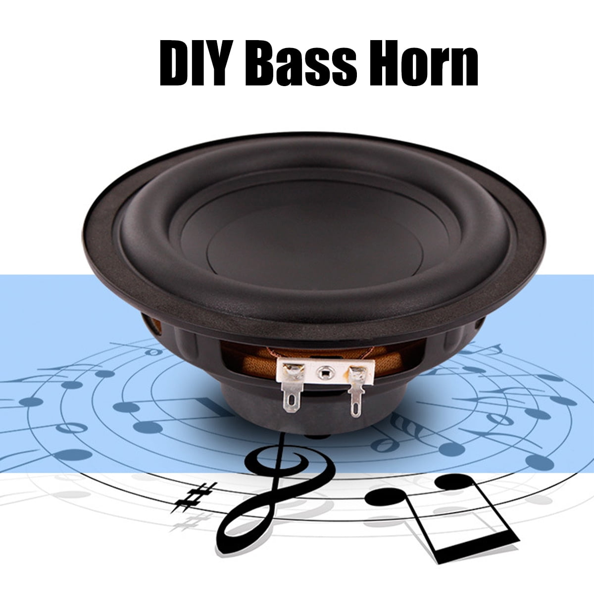 6inch 50W 6Ω Layered Diaphragm Loudspeaker Stereo Subwoofer Speaker DIY Horn CA