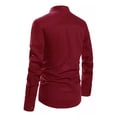 thumbnail image 4 of Camisa Cuello Mao Manta Hombre Casual Slim Fit Manga Larga, 4 of 4