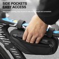 thumbnail image 3 of Almacenamiento De Bicicleta Deportiva, Bolsa De Marco De Sillín Triangular Impermeable, Bolsa De Herramientas De Bicicleta Para Ciclismo Eigraketly OD012732-00, 3 of 6