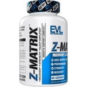 Sleep Supplement - EVLution Nutrition Sleep Aid with Z-Matrix for Muscle Recovery - Sleeping Pills Mineral Complex with Zinc, Magnesium & L-Theanine - EVL Z-Matrix 240ct Capsules