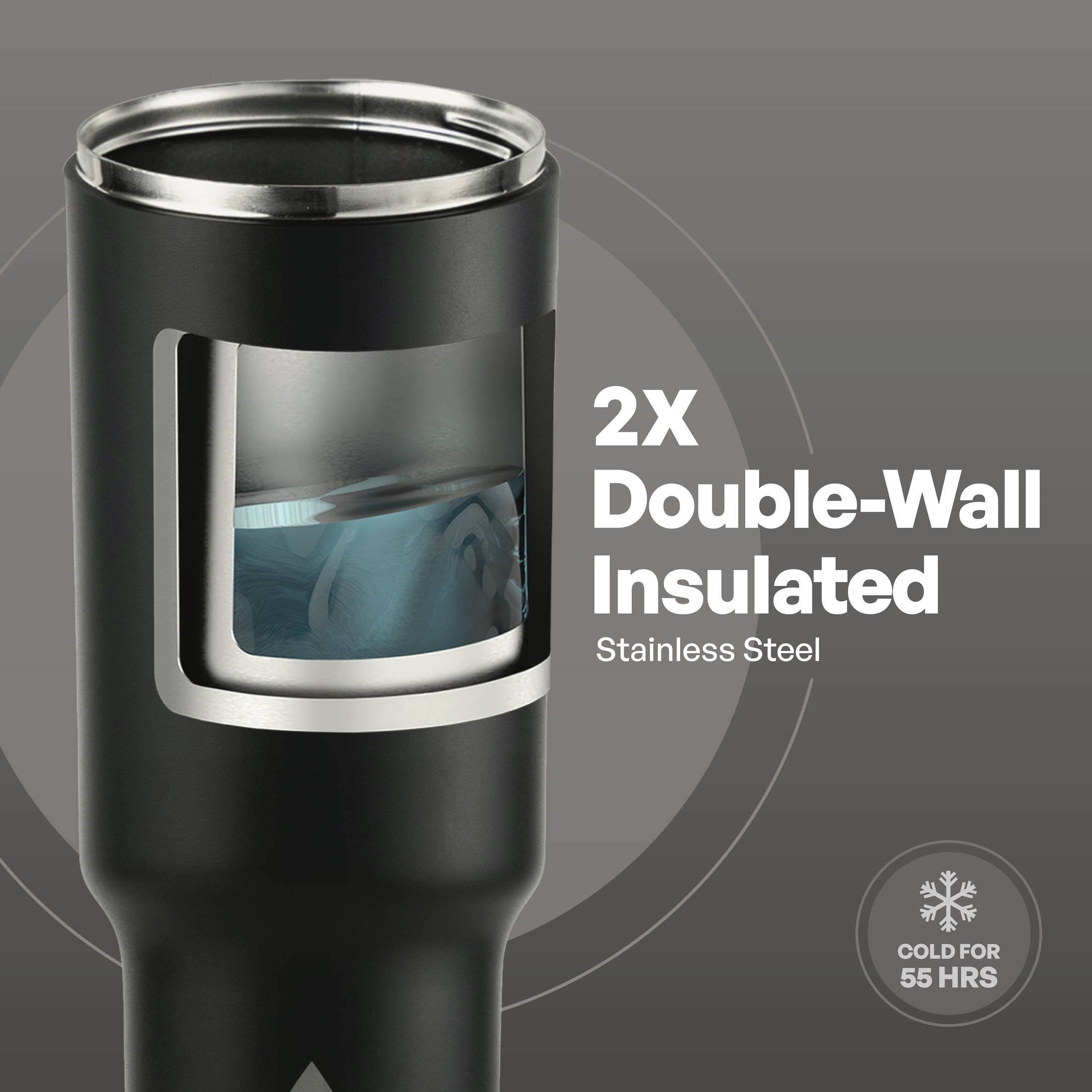TAL Stainless Steel Hudson Tumbler with Flip-Up Straw 30oz TAL Stainless Steel Hudson Tumbler with Flip-Up Straw 30oz