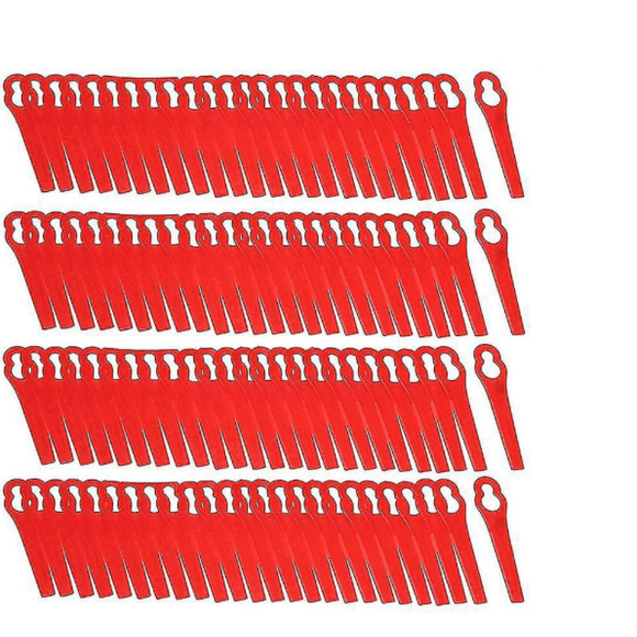 100 cuchillas de plástico para desbrozadora inalámbrica
