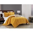thumbnail image 2 of Chic Home Riayn 9-Piece Jacquard Geometric Comforter Set, King, Yellow, 2 of 2