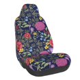 thumbnail image 1 of Wukai Floral Full Set Car Seat Covers with Soft Padding Universal Auto Front Seats Protector and Cushion Mat, 1 of 5