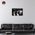 thumbnail image 3 of Night Run Racing Car Print Man Cave Canvas Wall Art by Notoriart, White Floater Frame, 30"x20", 3 of 7