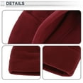 thumbnail image 5 of Unique Bargains Cycling Hat Keep Warm Hard Hat Liner Polar Fleece Fabric Claret 27x20cm 1 Pcs, 5 of 7