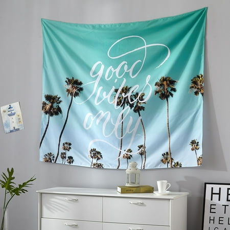 - Good Vibes Only Tapestry - 50 x 60 in