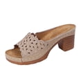 thumbnail image 3 of CAIXIA Womens Sandals Comfortable Women's Summer Platform Slide Sandals with High Heel Open Toe Casual Comfort Outdoor Footwear,Khaki, 3 of 9