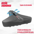thumbnail image 4 of Asiento para Bicicleta Urbana Negro Antiprostatico WL-6621A 262X200mm Mariluz, 4 of 6
