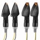 thumbnail image 2 of 4-Pack LED Turn Signal Lights for Motorcycles, 14 LED 12V Flowing Indicators, 2 of 4