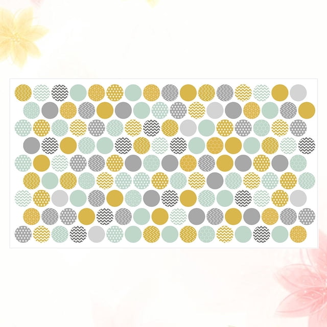 BESTYASH Wall Decals Estilo Amarillo Fácil De Pegar Y Quitar Para Interior