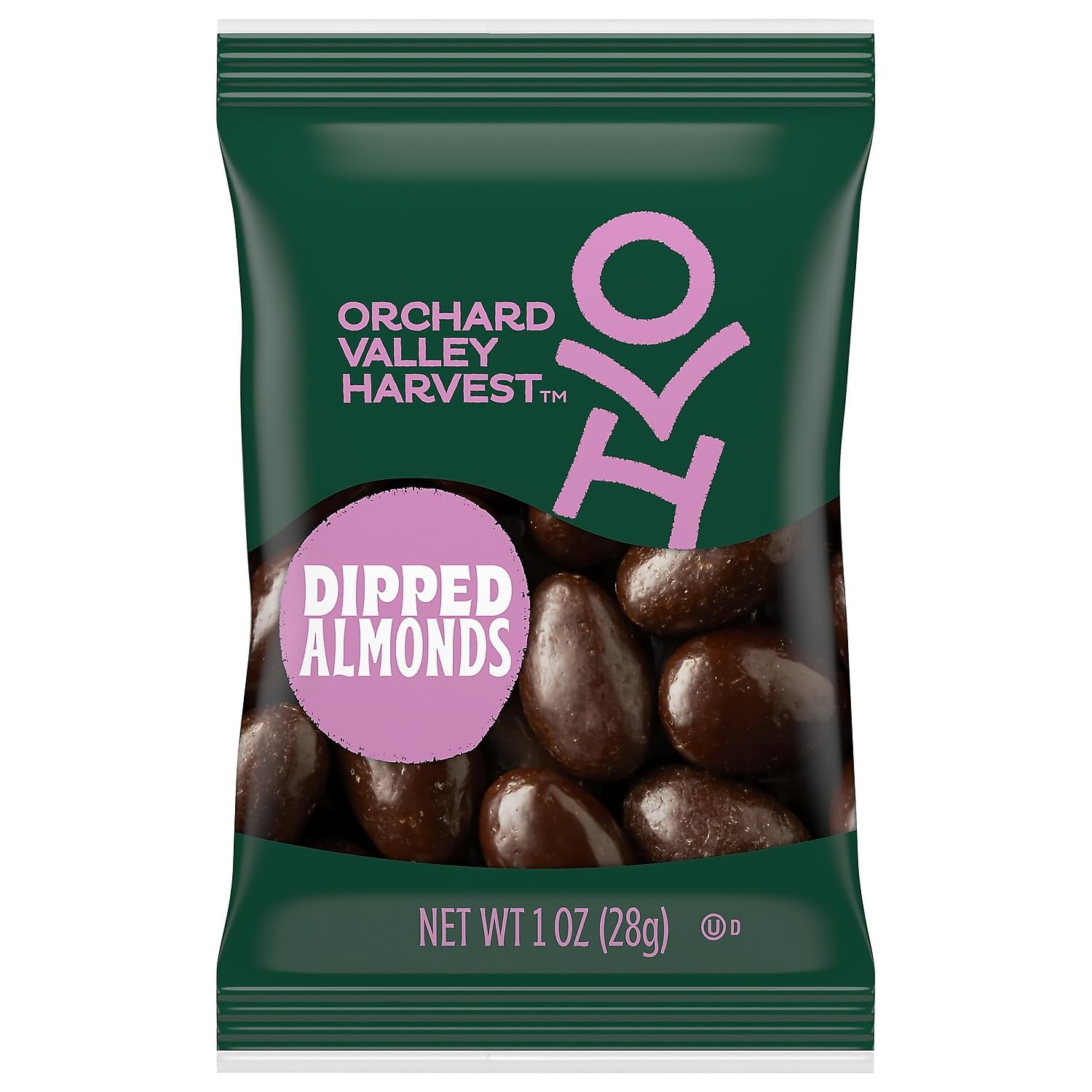 Orchard Valley Harvest Dark Chocolate Almonds 8-1 oz Bags