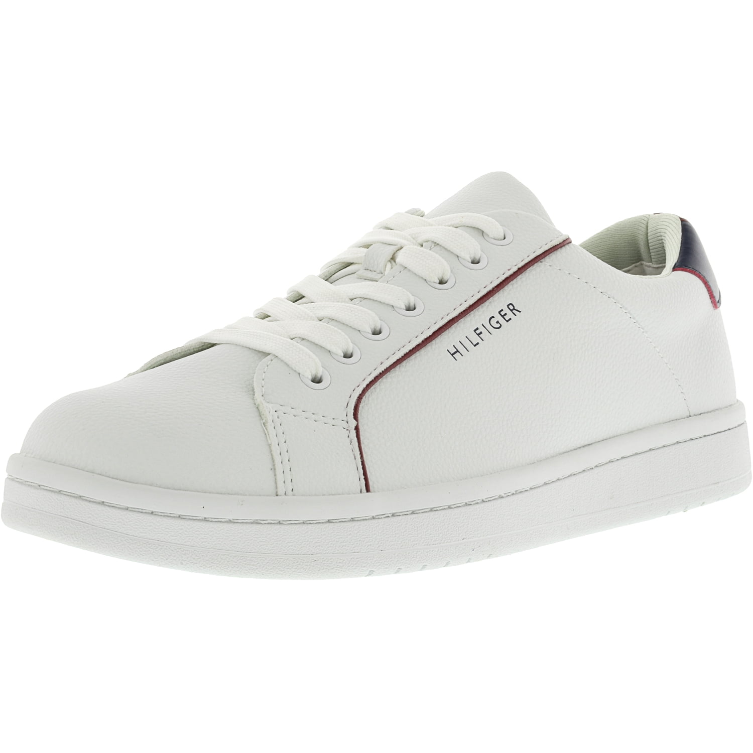 Tommy Hilfiger Men's Louie White Ankle-High Leather Fashion Sneaker ...