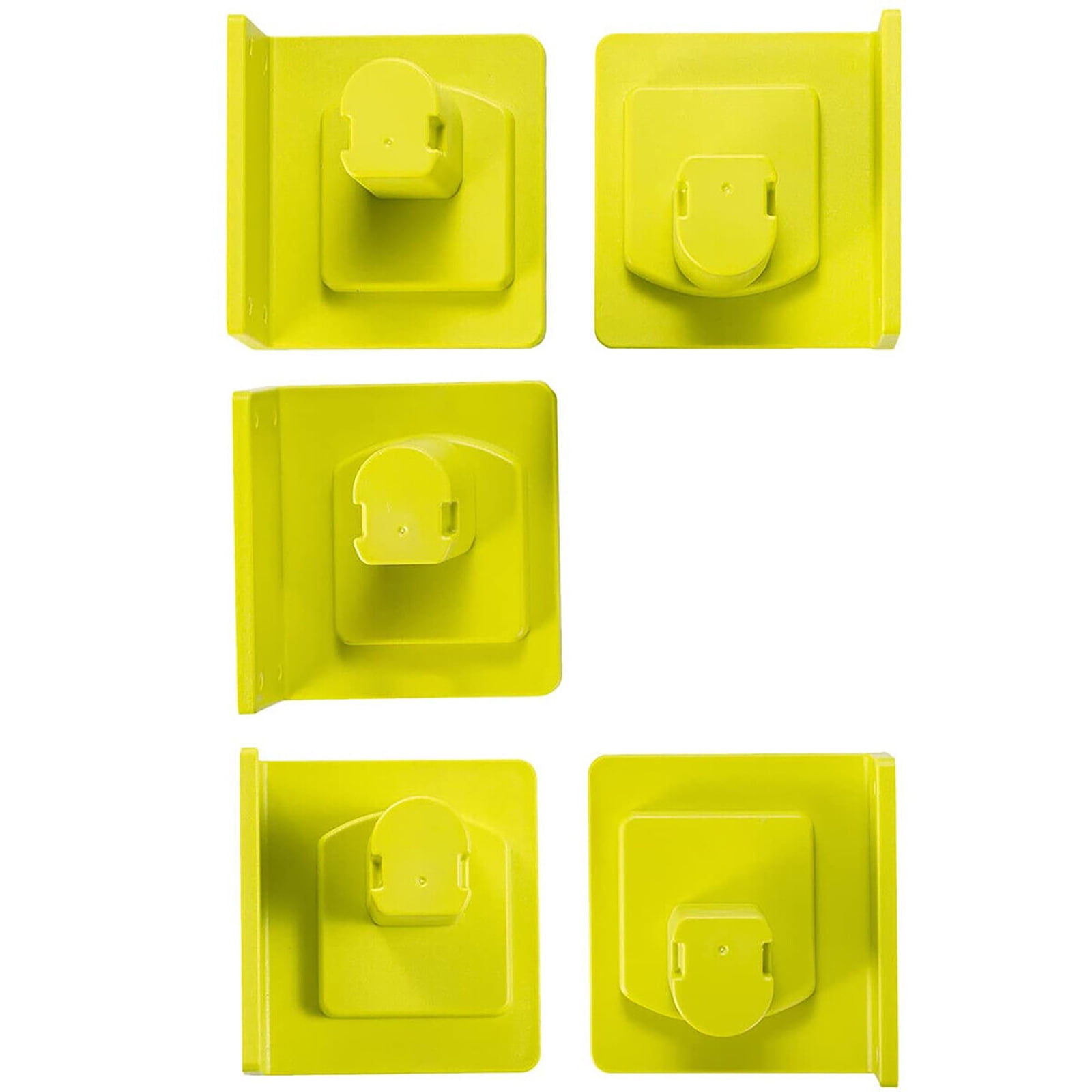 5x Battery Dock Holder Mounts, Screwable, Versatile Storage Solution for Power Tools for Ryobi 18V