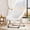 White, variant on Danolapsi Folding Saucer Chairs for Adults, Comfy Faux Fur Lazy Chair with Metal Frame, 300 LB Capacity, Foldable Comfy Lounge Chair for Bedroom, Dorms, Apartments,No Assembly Required