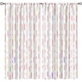 thumbnail image 1 of Colorful Medieval Geometry Blackout Curtains 2 Panel Set, Bohemian Rainbow Lines Noise Reducing Drapes & Curtains, Washable Protecting Privacy Window Shades for Bedroom Office Cafe-W84xL84in, 1 of 5