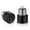 Black, variant on 3 Prong Light Socket to Outlet Adapter, E26/E27 Screw in Light Bulb to Plug Adapter, Polarized Light Socket Converter for Porch Light, Garage Light, Camera and Light Strings(2, Black)