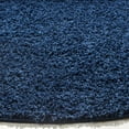 thumbnail image 4 of Safavieh Athens Talia Solid Shag Area Rug, Navy, 6'7" x 6'7" Round, 4 of 9