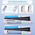 thumbnail image 4 of Horizontal Stand with RGB LED Light for P5 Slim &P5 Pro,Console Accessories with 14 Light Modes and 4-Port USB Ports, 4 of 8