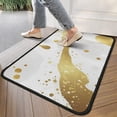 thumbnail image 4 of White Marble Gold Spot Pattern Door Rugs,Washable Non Slip Door Mats Indoor,Decorative Door Mats,Entry Mat Indoor for Entrance,Bedroom,Kitchen,Bathroom,30"x17", 4 of 6