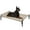 Beige Coffee, variant on Veehoo Cooling Elevated Dog Bed, Chew Proof Dog Cot with Washable Mesh, Medium, Black