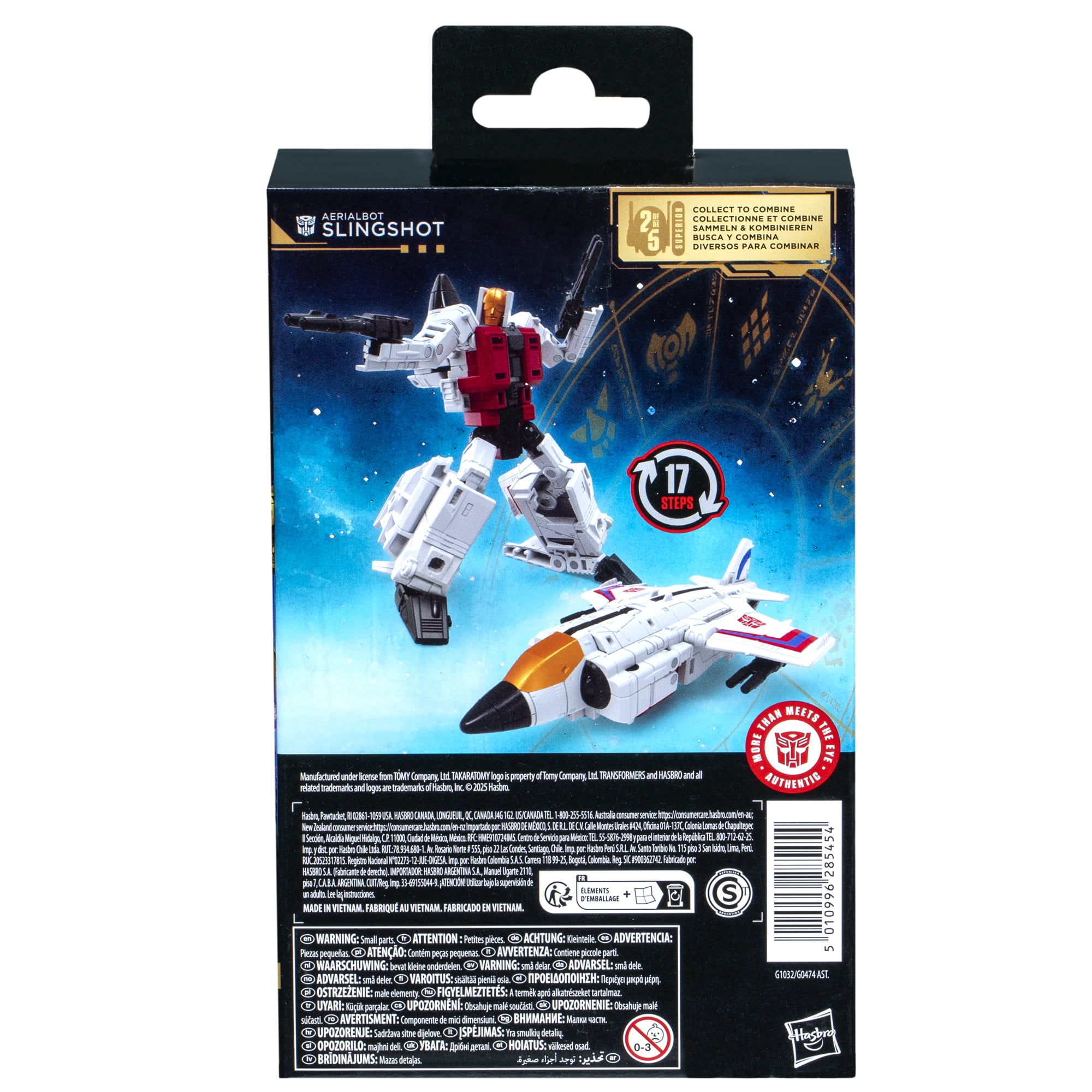 Transformers Age of the Primes Deluxe Class Aerialbot Slingshot 5.5” Action Figure, 8+