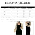 thumbnail image 3 of Women's dress, Polyester, Black, XL, 3 of 7
