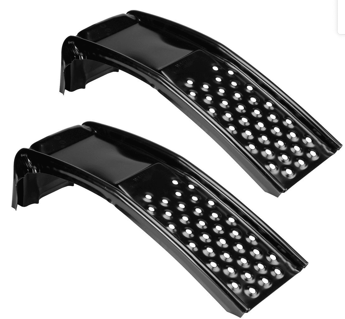Heavy Duty Car Ramps Set 6500lbs Auto Ramp Solid Steel Ramps
