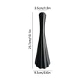 thumbnail image 3 of Sleek Minimalist Plastic Vase for Dried Flowers Pampas Grass Display Modern Home Office Table Decor Sculptural Centerpiece with Stable Base Design, 3 of 6