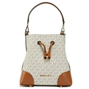 Michael Kors Mercer Gallery Ladies Small Vanilla / Acorn Leather Shoulder Bag 30F9GZ5L1B149