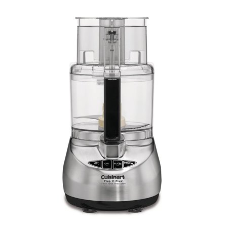 Cuisinart DLC-2011CHBY Prep 11 Plus 11-Cup Food Processor with 1-Piece Wide Mouth Feed Tube, Brushed Stainless (New Open Box)