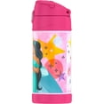 thumbnail image 5 of Thermos Stainless Steel Funtainer Water Bottle with Straw, Princess, 12 Fluid Ounces, 5 of 6