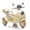 Beige, variant on 12V Kids Ride On Motorcycle, 2-Seater 3-Wheel Electric Scooter for Kids 3-6, Dual Motor Ride On Toy with Bluetooth, Music, LED Headlight, Storage Trunk,Purple