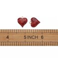 thumbnail image 4 of U8MO 10pcs Zinc Alloy Enamel Heart Pendants Red Mini Smooth Charms Crafting 17x15.5mm, 4 of 8