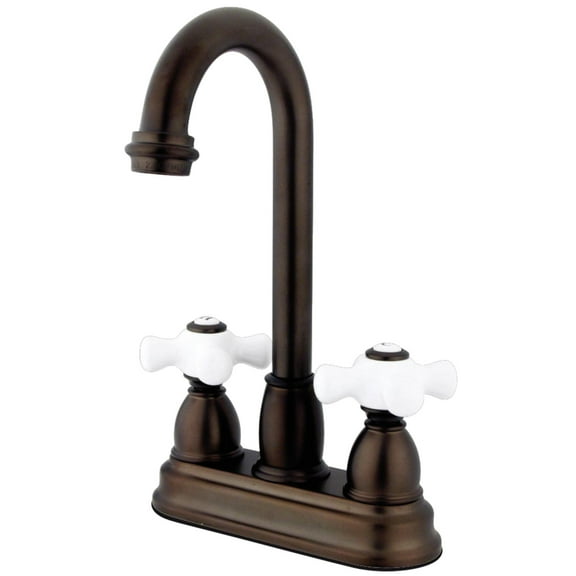 Kingston Brass Restoration Two Handle 4" Centerset Bar Faucet