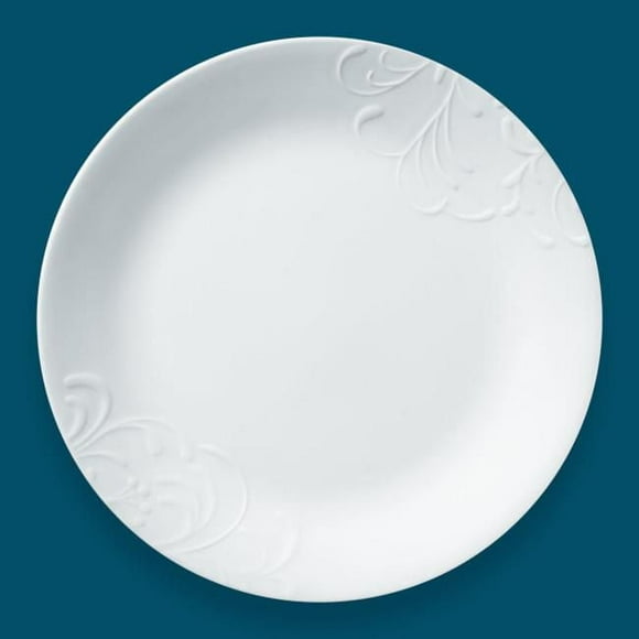 Corelle Madeline Embossed 10.25" Glass Dinner Plate, Corelle® 10.25" dinner plate