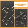 thumbnail image 2 of USHOBE 100Pcs Metal Rings For Crafts Zinc Alloy Provides Stability Silver For Dart Accessories, 2 of 7
