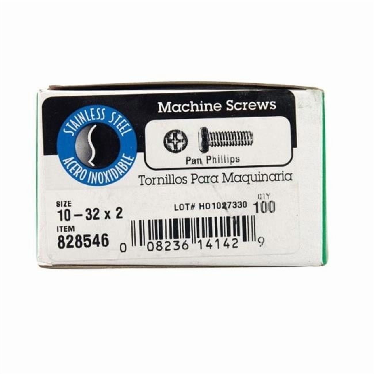 Hillman Stainless Steel Machine Screws 2 " Phillips Pan Head