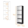 thumbnail image 3 of Select Your Finish Bookcase - Maximized Storage in a Compact Size, Sutton Tier Storage, 3 of 5