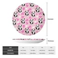 thumbnail image 2 of Disketp Funny Panda Draws A Heart Ceramic Plate Dinner Plates Bone China Decorative Plates Art Ceramic Ornaments for Wall Hanging Decoration -6in, 2 of 6