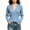 Blue deep v neck fitted sweater women a1, variant on Women's Slim Fit Knit Pullover Deep V Neck Short Length Solid Color Sweater Casual Trendy Fall Winter Outfit, Gray L