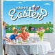 thumbnail image 1 of Easter Banner Holiday Decorations Eggs Bunny Banner Cloth Holiday Party Photo Background, Banner Decoración Pascua Huevos Conejo, Festivo Party Photo Background, para Eventos, ideal para, 1 of 9